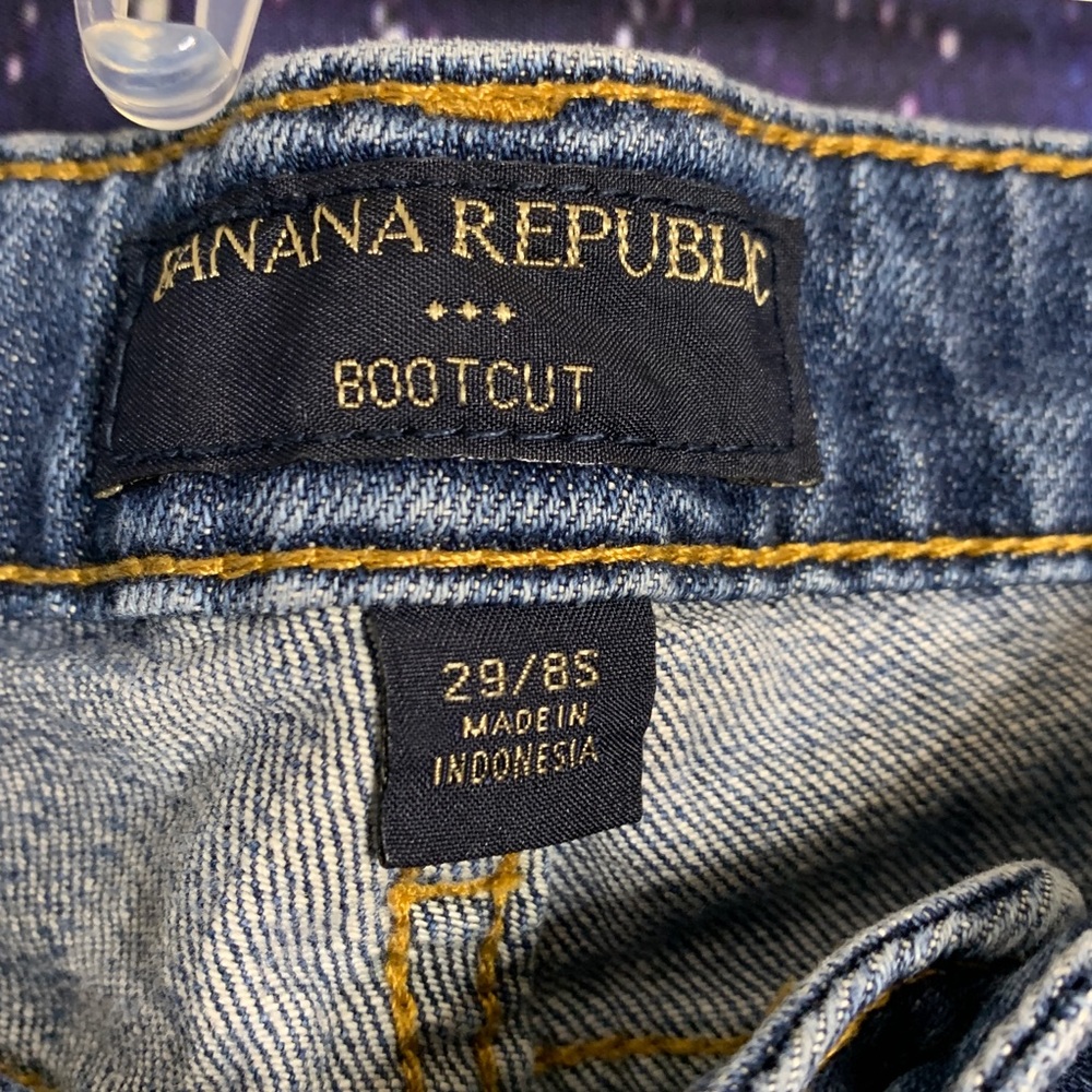 Banana Republic- Bootcut Medium Wash Jeans 29 - Picture 4 of 9